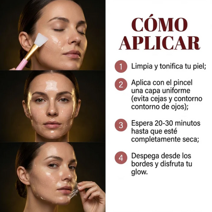 Mascarilla de Colágeno Coreana Rejuvenecedora