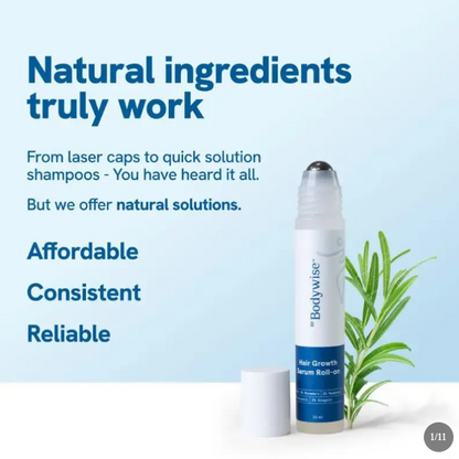 Fluido Roll-On para el Crecimiento del Cabello