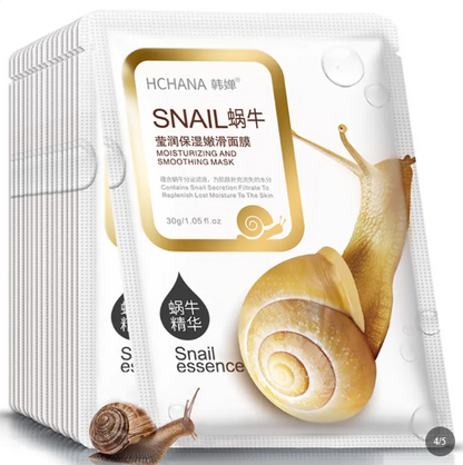 Mascarilla Facial de Caracol Hidratante e Iluminadora