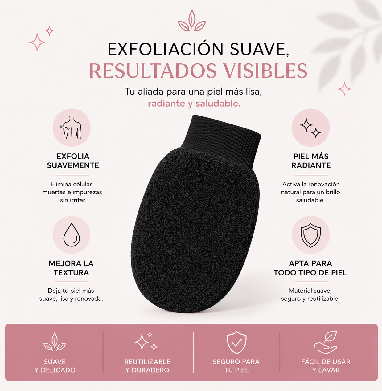 Guante Exfoliante Piel de Seda.