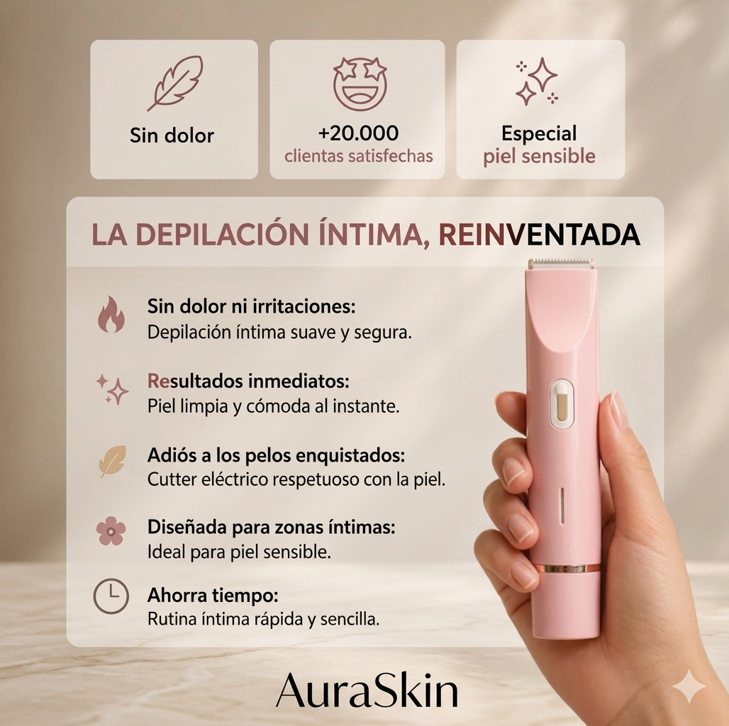 Depilación fácil e indolora